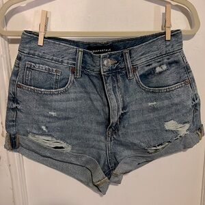 denim blue jean shorts